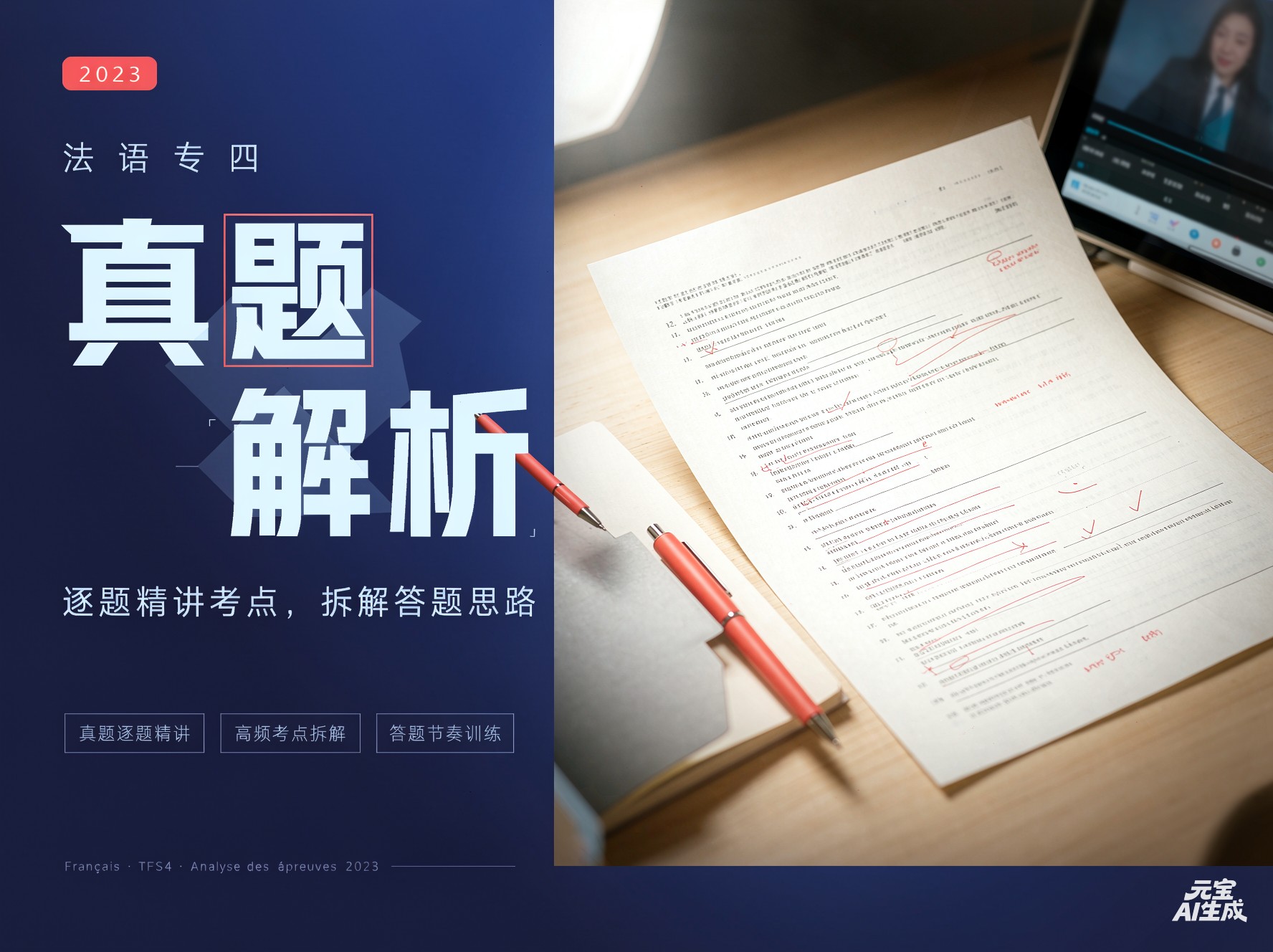 89.2023年法语专四真题解析