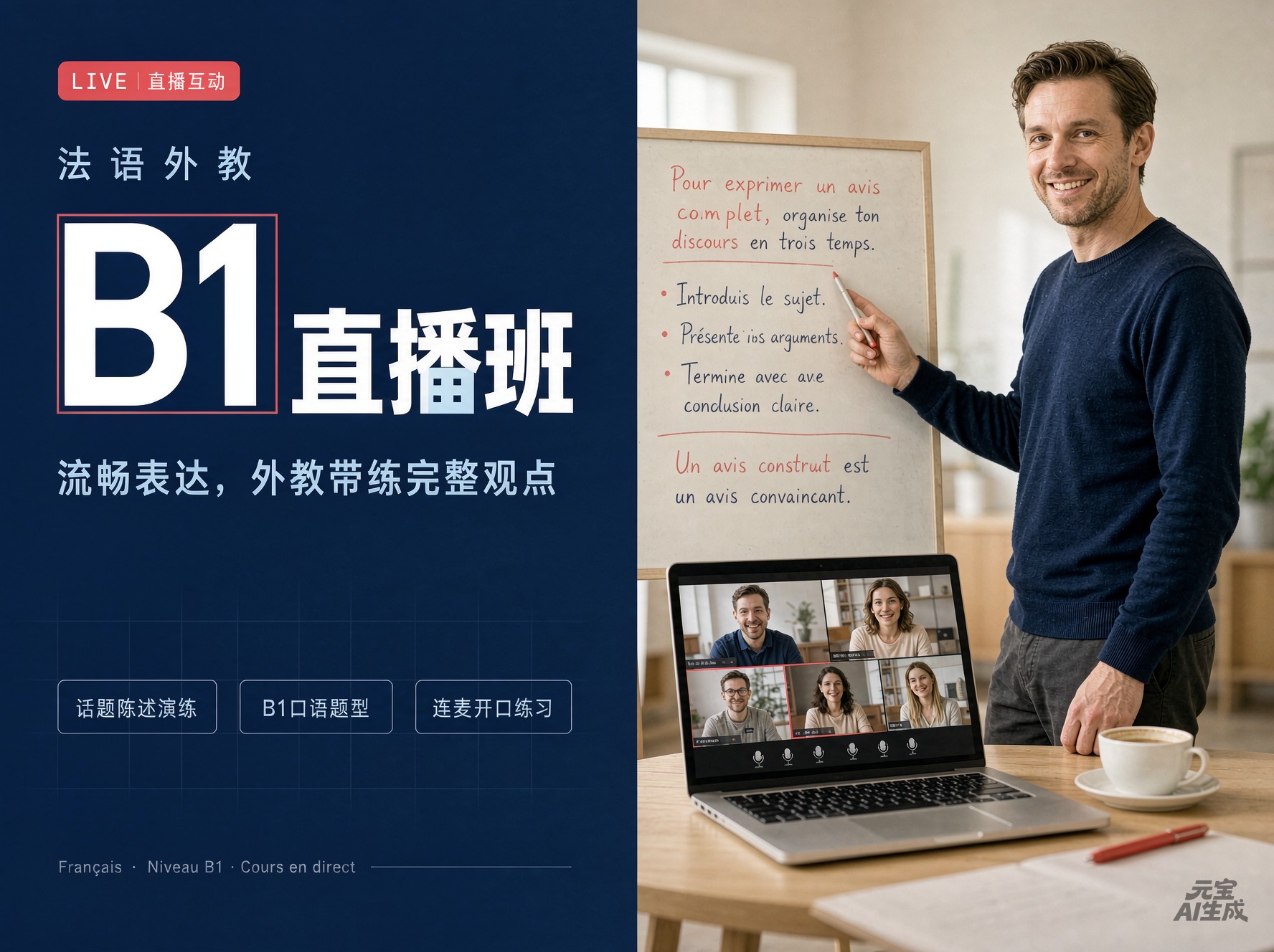 135.法语B1直播班(2025.5）-Christine老师